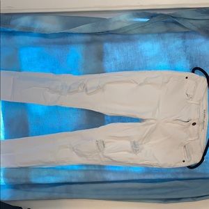 Old navy white ripped jeans